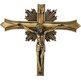 Cruz dourada para mesa de altar