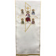 Cubre ambón | Bordado Pantocrátor e Quatro Evangelistas beige