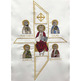 Cubre ambón | Bordado Pantocrátor e Quatro Evangelistas beige