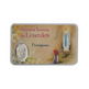 Santinho de Nossa Senhora de Lourdes com medalha