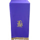 Paño cobre atril com IHS bordado morado
