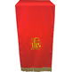 Paño cobre atril com IHS bordado vermelho