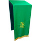 Paño cobre atril com IHS bordado verde