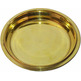 Patena de metal dourado