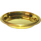Patena de metal dourado