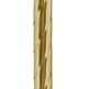 Porta estandartes de bronze com tubo salomônico