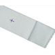 Purificador branco com Cruz bordada roxo