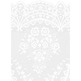 Mantilla espanhola branca